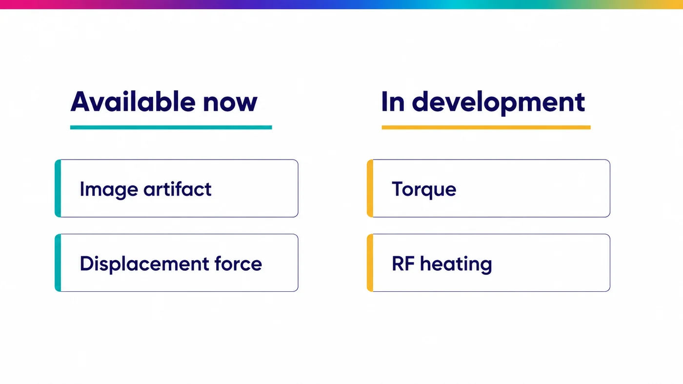 Tests running now and tests in development